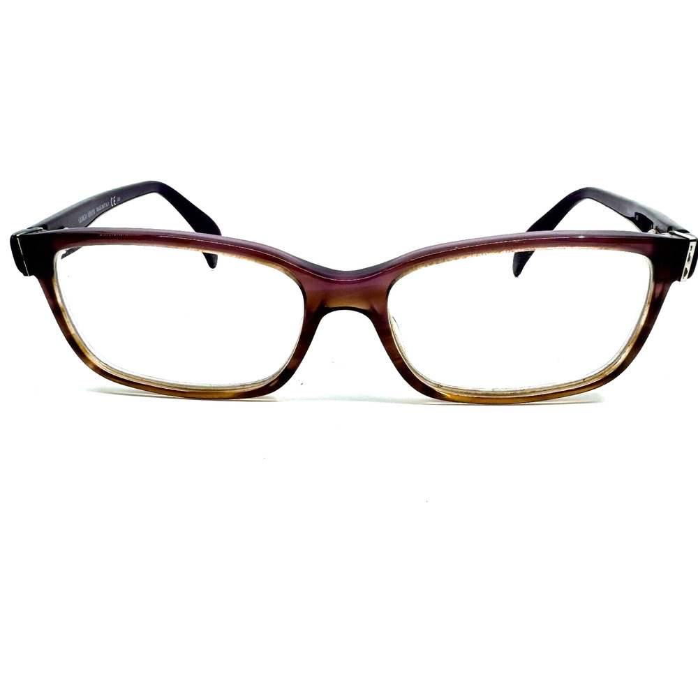 GIORGIO ARMANI GA814 R3Y Eyeglasses Frame Italy 52-15-135 Purple/Brown‎ H9781